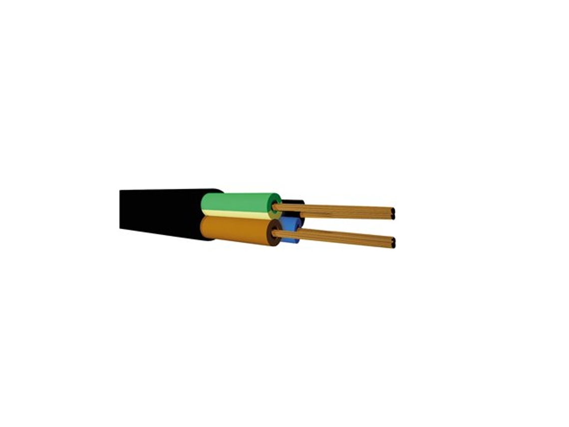 Rollo 100m Manguera (4x1.5mm) Negro
