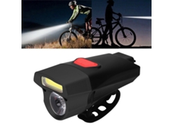 Luz Delantera Doble Para Bicicleta Con Led Cob Recargable Por Usb, Resistente Al Agua Ipx6 Para Ciclismo.