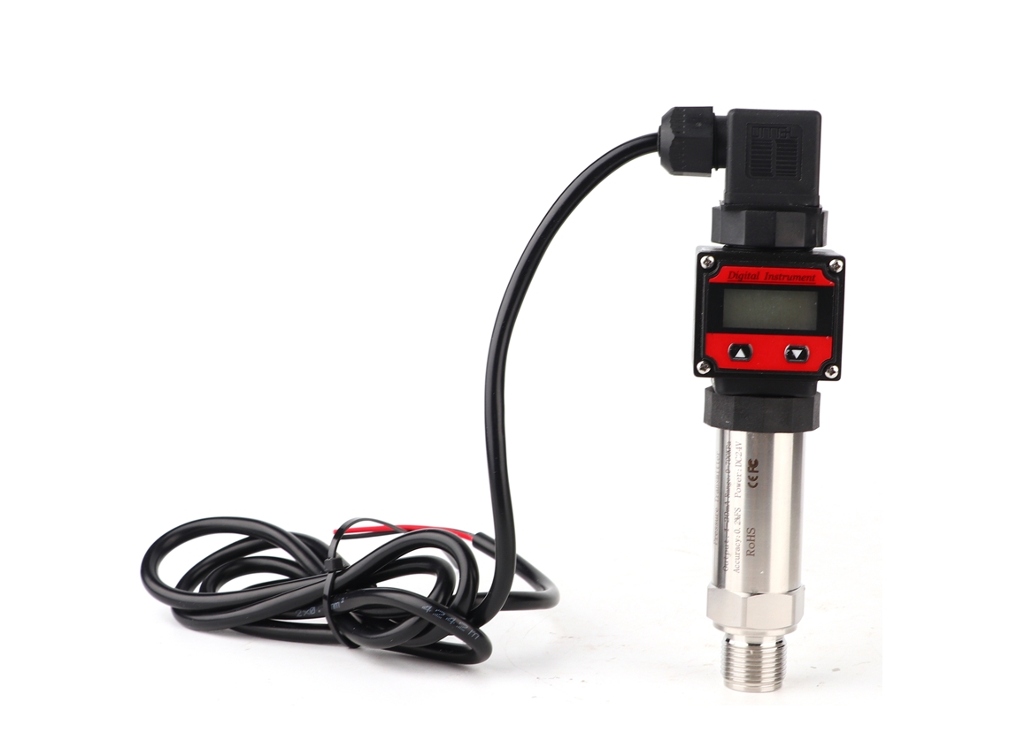 Sensor Transmisor De Presión De Silicio Difusión Con Lcd Digital Precisión Alta 24v Dc 4-20ma 0-700kpa