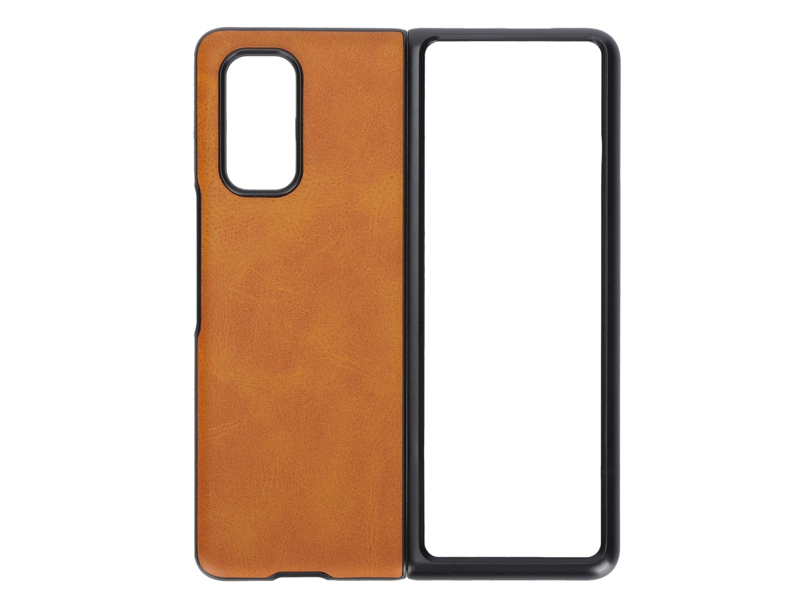 Capa De Couro Para Xiaomi Mix Fold Tela Dobrável Abs Proteção Anti-queda Marrom