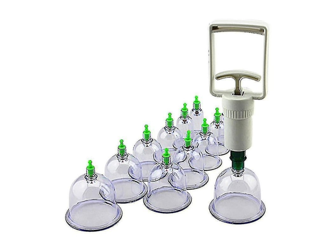 Fasst-kit De Ventosas Profesional Chino De Acupuntura Con 12 Vasos Para Masaje Terapia
