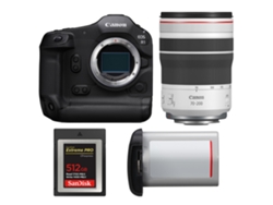 Canon Eos R1 + Rf 70-200mm F/4 L Is Usm + 1 Sandisk 512gb Extreme Pro Cfexpress Type B + Canon Lp-e19 + Ebook “20 Consejos Para Fotos Que Impactan”