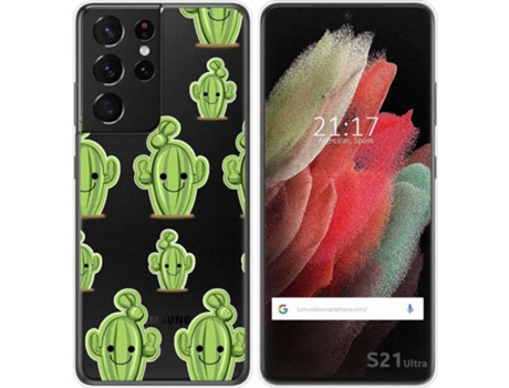 Carcasa Samsung Galaxy S21 Ultra 5G TUMUNDOSMARTPHONE Cactus Multicolor