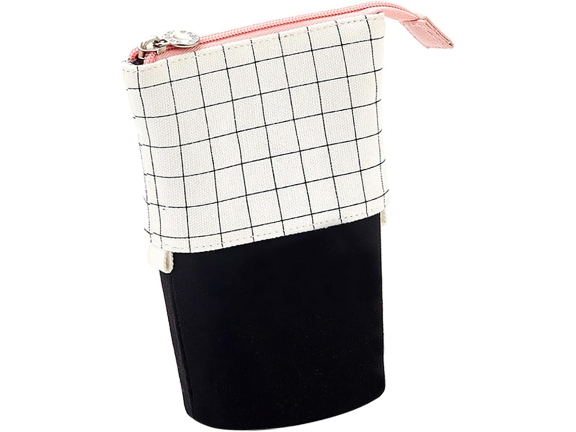 1 Estuche Para Lápices Con Estampado Floral, Altura Ajustable, Moderno Y Práctico.