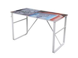 escritorio VIDAXL Multicolor Cristal (120x60x75 cm)