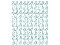 100 Clips De Papel Decorativos De Metal Con Forma De Árbol De Navidad, Antideslizantes, Para La Escuela O La Oficina.