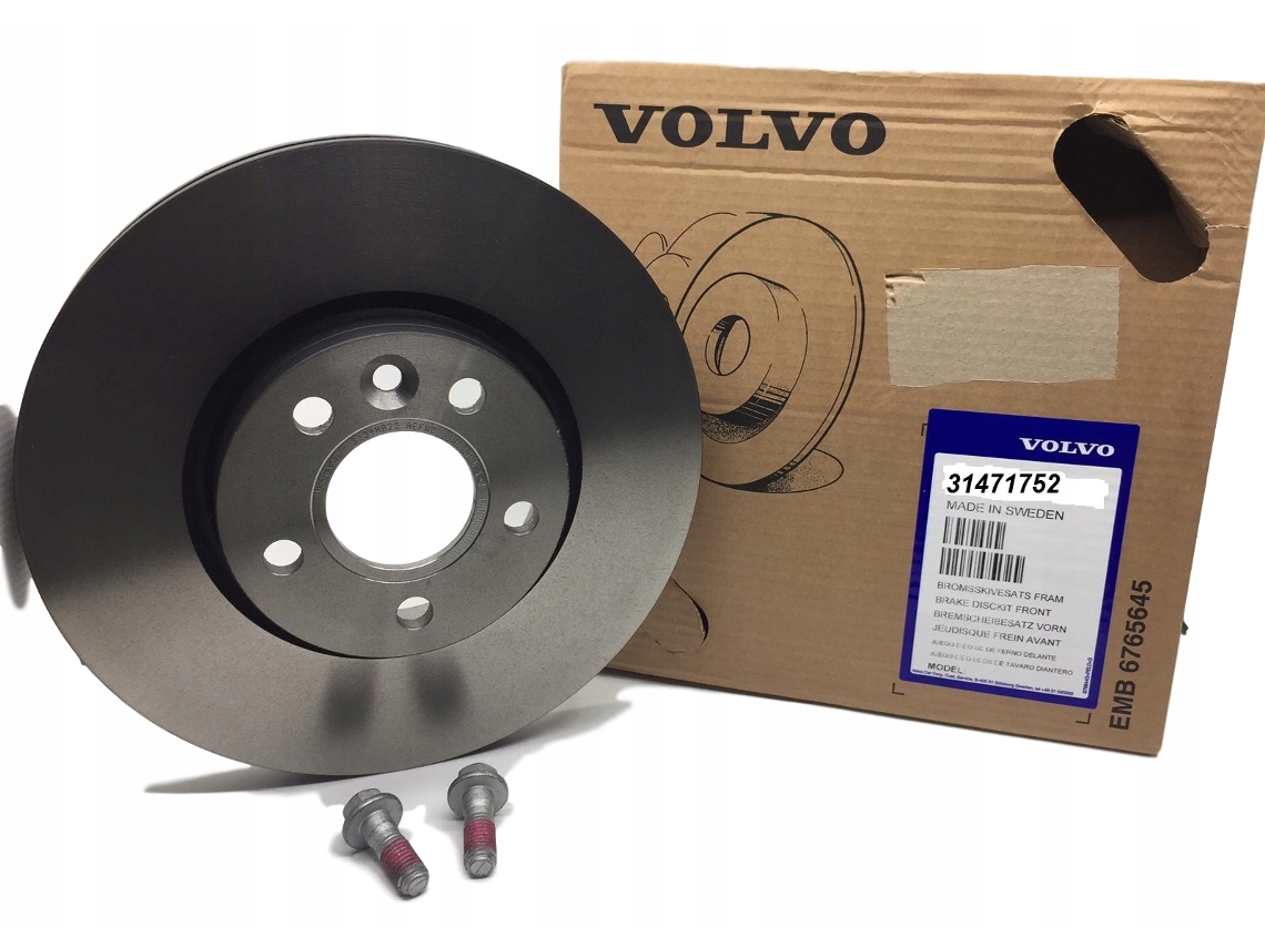 Discos de freno delanteros originales OE para Volvo XC40 31471752