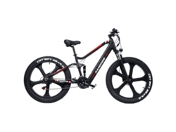 Bicicleta Eléctrica de Montaña RANDRIDE YX90M 1000W/Neumático Gordo/Suspensión Total/Frenos Hidráulicos