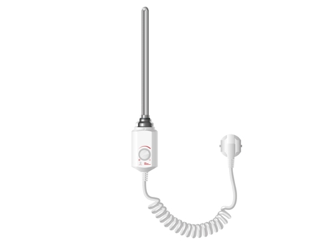 Resistencia 600W blanca con termostato para radiadores de baño ECD GERMANY