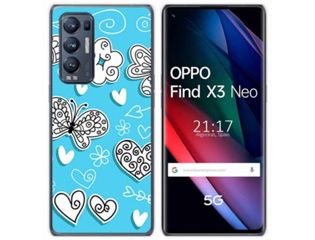 Carcasa Oppo Find X3 Neo TUMUNDOSMARTPHONE Dibujos