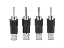 Conectores Banana Preffair Hifi Para Altavoces, Para Cables De 10 Mm De Diámetro Para Diferentes Aplicações E Usos