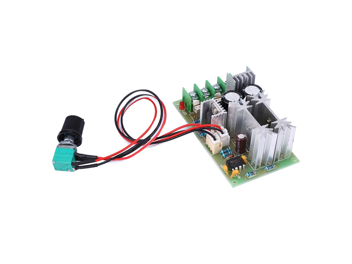 Controlador De Velocidad Para Motor De Cc 10-60v Regulador De Velocidad De Motor Pwm 0-20a