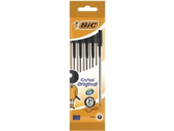 Bolígrafo BIC Cristal Original Punta Media (Tinta Negra)
