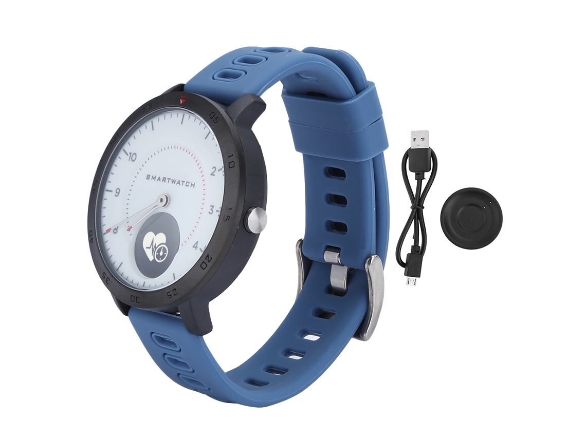 Reloj Inteligente Zeblaze Con Batería De Ultralarga Duración, Monitor De Frecuencia Cardíaca, Monitor De Presión Arterial Y Resistencia Al Agua De 5 Atm.