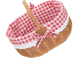 Cesta De Ratán Tejido Para Frutas Y Encurtidos - Almacenamiento Con