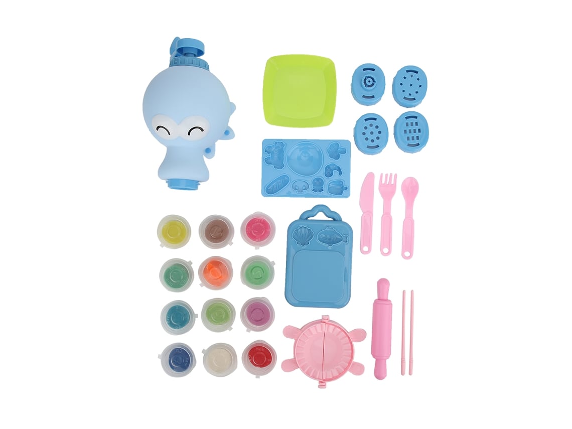 Ats-máquina De Pasta Infantil Simulada De Forma De Pulpo Juguete Educatsivo Diy Para Niños