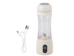MEOIRUERY Miniexprimidor Eléctrico Portátil para Hogar, Pequeño Exprimidor con Carga USB, Blanco