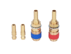 Conector Rápido Para Soldadura, Adaptador De Gas Refrigerado Por Agua, Conexión De Latón M8 Para Manguera Tig/mig