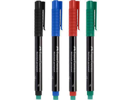 Marcador FABER-CASTELL Fino (Multicolor - 0.7 mm)