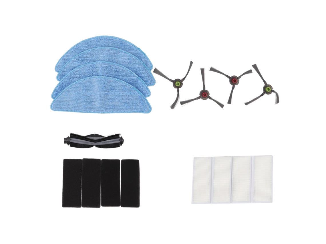 Kit De Repuestos Para Aspiradora Robot Yeedi K600, K700 Y K680: Cepillos, Filtros Y Paños De Limpieza.