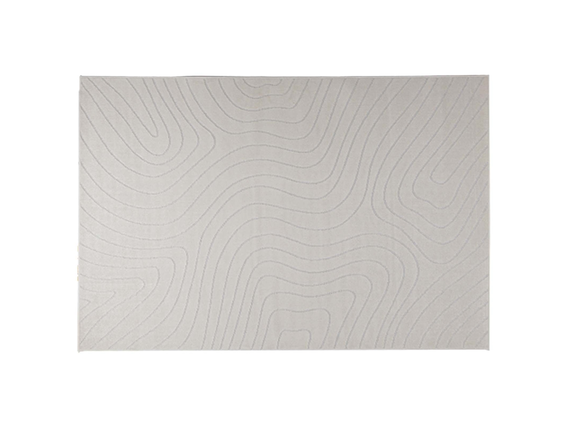 Vidaxl Alfombras De Área Palmeras Crema 280 X 200 Cm Poliéster