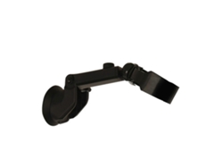 Soporte ajustable de pared para secador de pelo manos libres con estante de almacenamiento para baño - GOKOCO