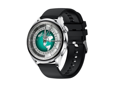 Smartwatch Gt5 Bluetooth NFC Llamada Monitor de presión arterial de carga inalámbrica Plata