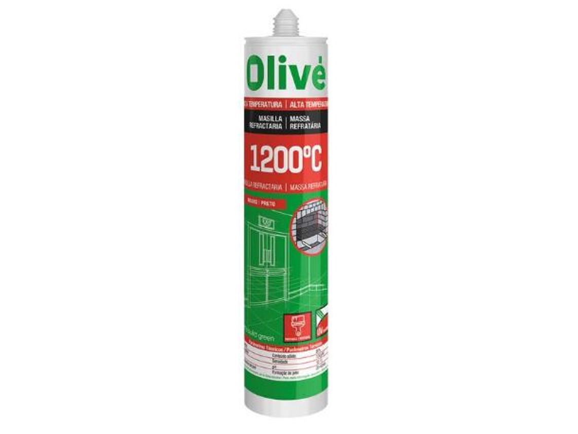 Olive masilla refractaria 1200  c 300 ml negra