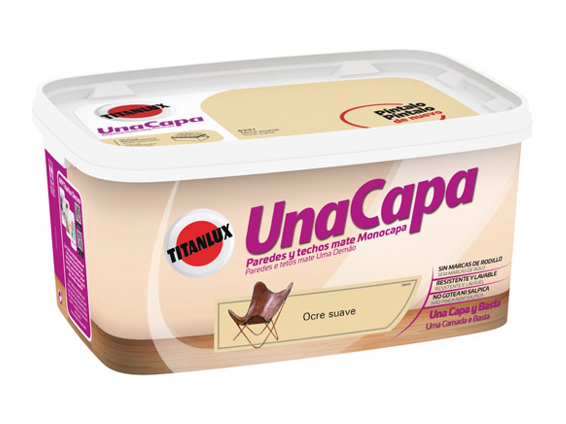 Pintura Plastica Una Capa Mate TITAN