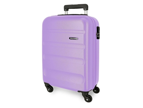 MALETA DE CABINA ROLL ROAD FLEX RÍGIDA EXPANDIBLE 55CM MALVA