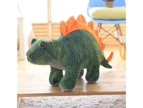 Simulación Dinosaurio Lindo Tyrannosaurus Triceratops Muñeca de Peluche de Juguete 50Cm Verde