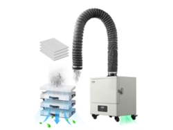 Extractor de humos de soldadura sin escobillas Vevor de 280 W con filtros de 4 etapas