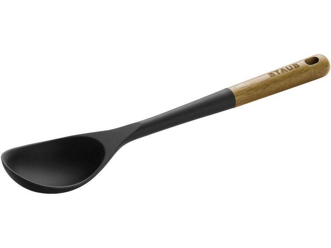 Cuchara STAUB (Negro - Silicona - 31 cm)