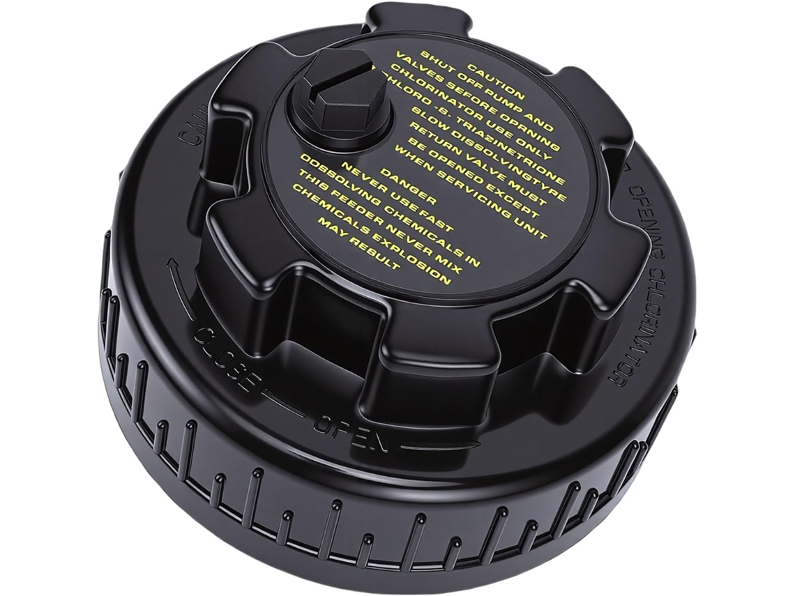 Tapa Para Dosificador De Piscina, Tapa De Repuesto Automática De Plástico Resistente Para Piscinas Cl100
