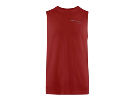 Camiseta sin Mangas de Hombre KLÄTTERMUSEN Groa Rojo (M)