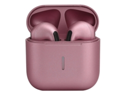 Auriculares Inalámbricos Bluetooth Tws Con Cancelación De Ruido, Control Táctil, Ideales Para Deportes, Videojuegos Y Sonido Estéreo. Color Rosa.
