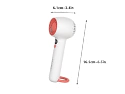 Novo Ventilador De Mão. Mini Ventilador Portátil Recarregável Com Gancho E Visor Digital.
