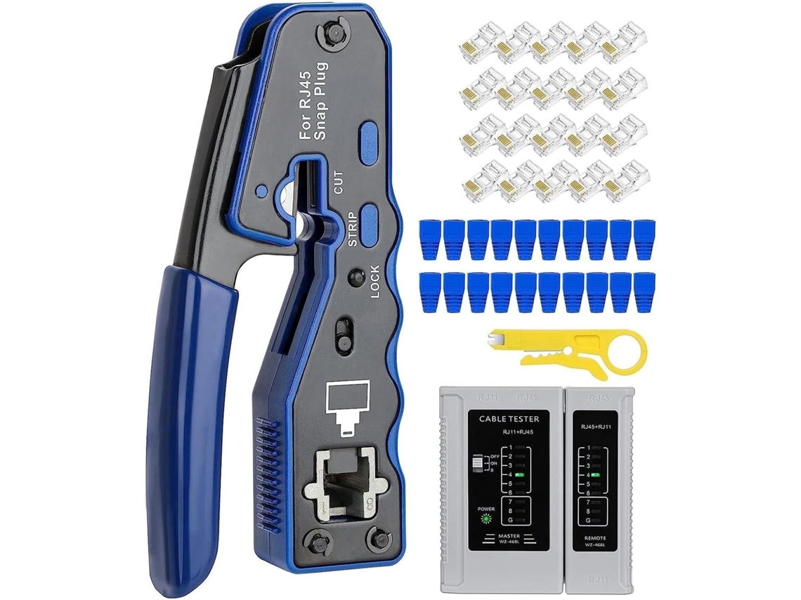 Kit de crimpado para cables eléctricos, kit de fijación de conectores ergonómicos, VAYOTOY