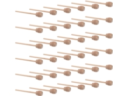 40 Palitos De Madera Para Remover La Miel, Palitos Dosificadores Para Frascos.