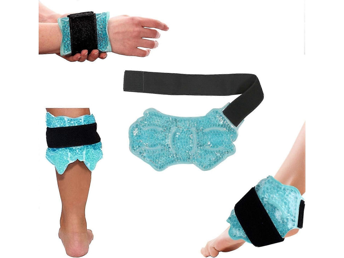 Rebe-paquete De Hielo Para Tobillo/ Pie Deportivo, Gel Caliente Y Frío Con Soporte Ajustable Para Tobillo Torcido