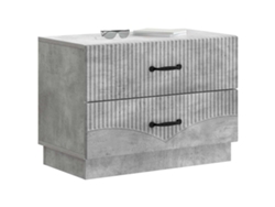 Maison Exclusive - Armario De Noche Con Cajón Gris Hormigón 62 X 34,5 X 44,5 Cm