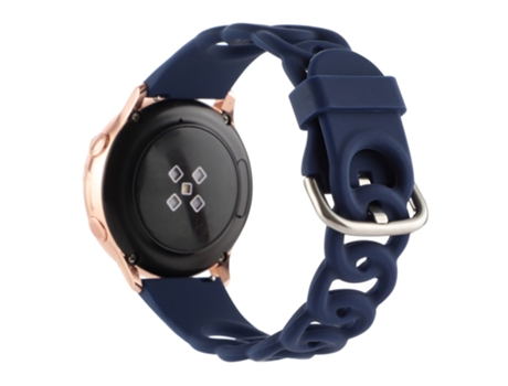 Correa de Silicona 20mm rosquilla hueca para Huami Amazfit GTS4 Mini/GTS3/GTS 2e/GTS 2 - azul medianoche