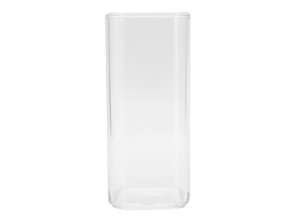 JILLIOPER Vasos cuadrados de vidrio de borosilicato resistente al calor, perfectos para uso doméstico y ocasiones especiales, vaso transparente para whisky, 250