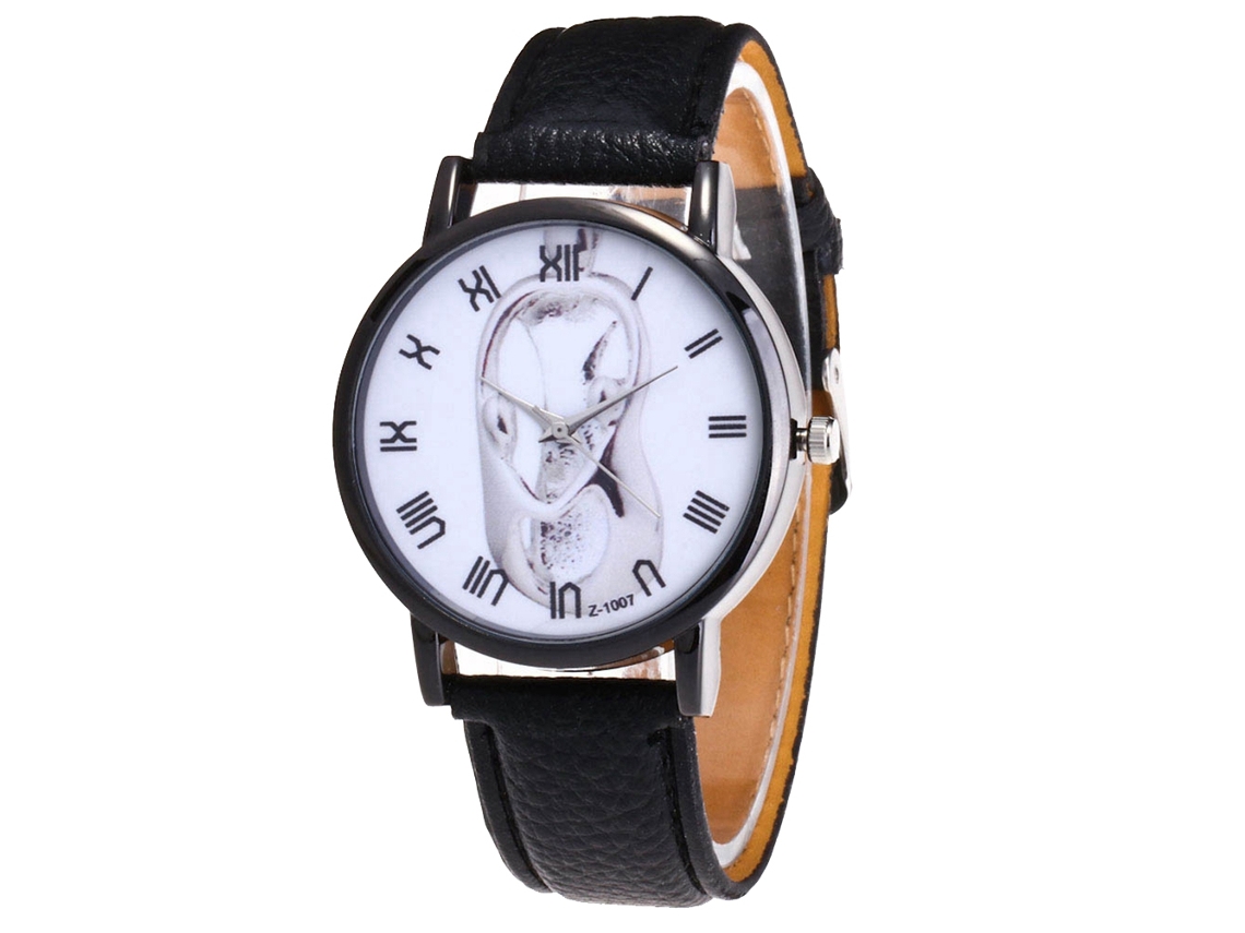 Reloj Unisex Informal Con Correa De Pu Y Movimiento De Cuarzo Para Hombres Y Mujeres.