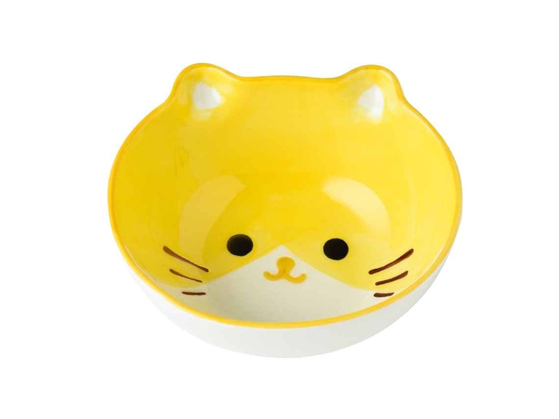 Bol De Arroz De Cerámica Para Niños Con Forma De Animalito De Dibujos Animados Para Sopa, Cereales, Helado, Gato
