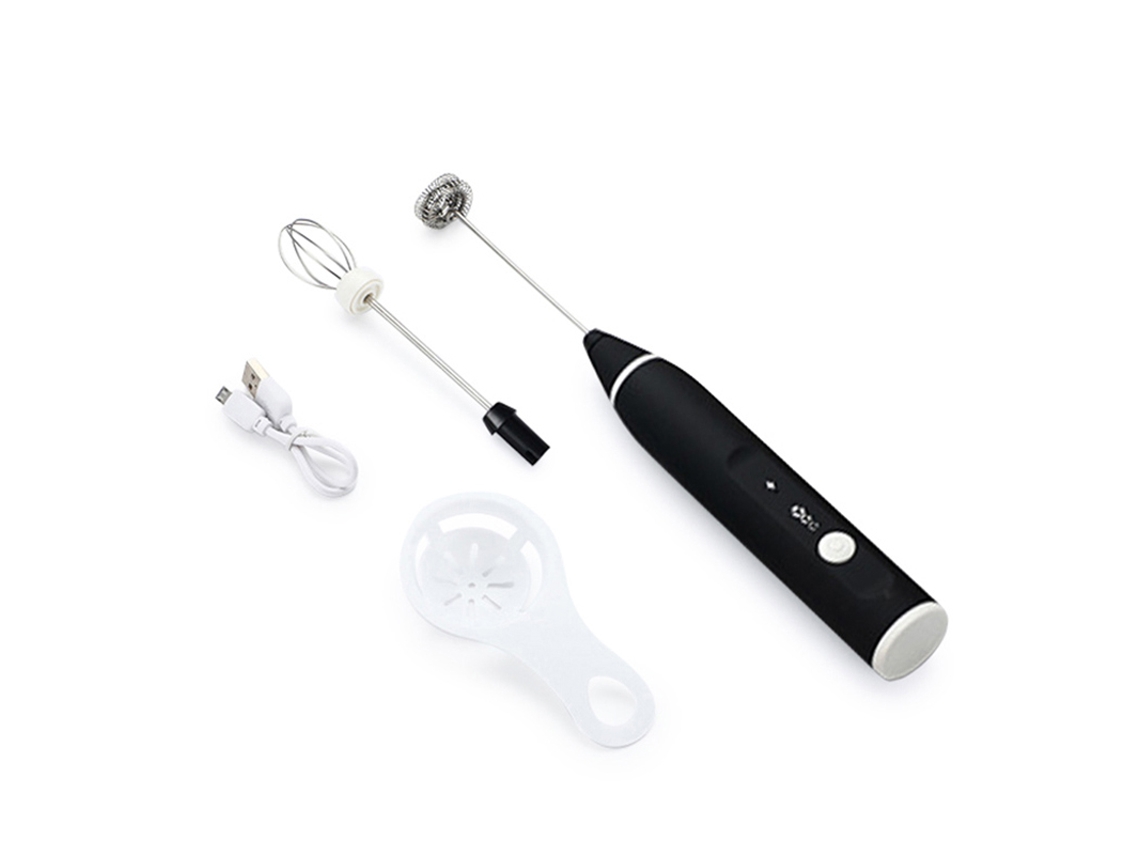 Mini batidora eléctrica de acero inoxidable, un utensilio de cocina esencial para el hogar.