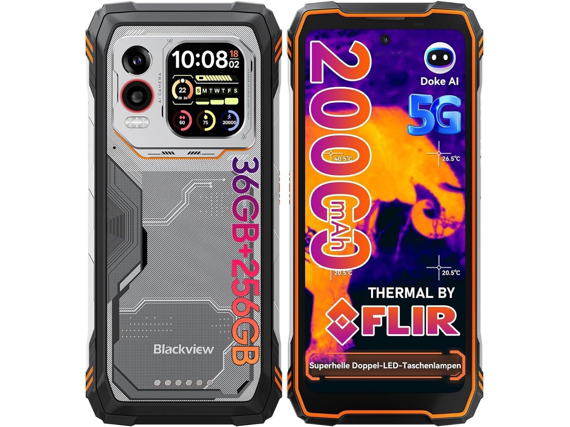 Smartphone BLACKVIEW XPLORE 1 Pro (6.78'' - 36 GB - 256 GB - Naranja)