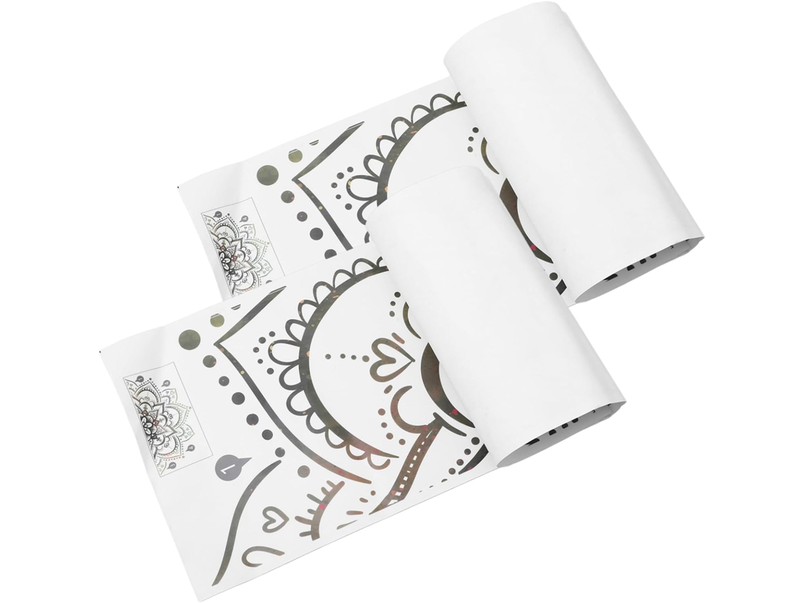 2 Pegatinas Decorativas De Pared Con Diseño De Mandala De 30x90 Cm En Pvc Removible, Adhesivo Fuerte, Piezas