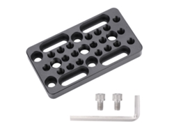 Placa De Adaptador Para Trípode Con Agujeros Rosca 1/4'' Y 3/8'' Accesorios Para Cámara Dslr
