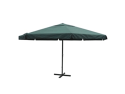Parasol de aluminio Samos 500 cm. Verde Lovely Home